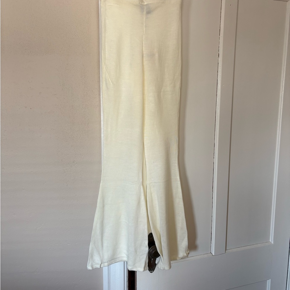 Hayden Cream Knit Pants, S, NWT - Picture 2 of 4